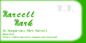 marcell mark business card